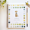 Load image into Gallery viewer, Animals watercolor workbook
