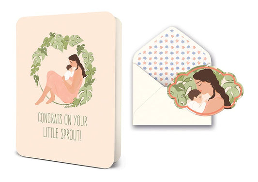 Little Sprout Deluxe Greeting Card