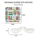 Load image into Gallery viewer, Cozy Reads Reusable Under-Eye Patches