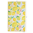 Load image into Gallery viewer, Lemon Plaid Microfiber Kitchen Dish Towel