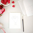 Load image into Gallery viewer, Love sweet love paintable watercolor notecard set