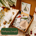 Load image into Gallery viewer, Vintage Glass Christmas Ornament Embroidery DIY Kit