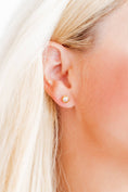 Load image into Gallery viewer, Screwback Stud Earrings - Addison - Clear