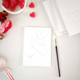 Load image into Gallery viewer, Love sweet love paintable watercolor notecard set