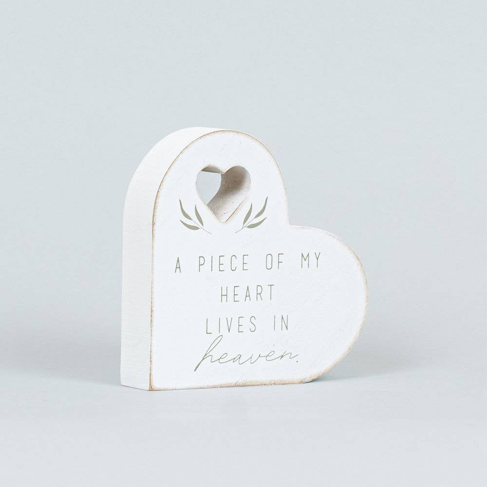 Chunky wood shape (PIECE HEART) SYMPATHY