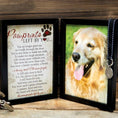 Load image into Gallery viewer, Pawprints Left By You Pet Memorial Frame for Dog 6070