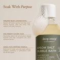 Load image into Gallery viewer, Sleepy Time Epsom Salt Calming Sleep Bubble Bath 10oz