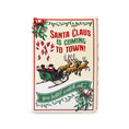 Load image into Gallery viewer, Large Book Vase, Santa is Coming to Town