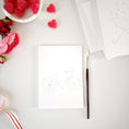 Load image into Gallery viewer, Love sweet love paintable watercolor notecard set