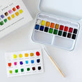 Load image into Gallery viewer, Watercolor paint set 18 colors with brush