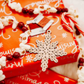Load image into Gallery viewer, Vintage Snowflake Ornament Embroidery DIY Kit