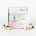 Load image into Gallery viewer, Mom, Love I Learned From You Stained Glass Butterfly 7802BY