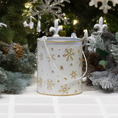 Load image into Gallery viewer, 4.5" Snowflake Metal Bucket