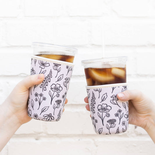 PREORDER Pressed Floral Drink Sleeve SHIPS EARLY SEPTEMBER