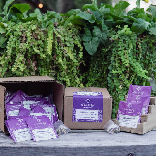 Elderberry Elixir Individually Wrapped Tea Bags - 50ct