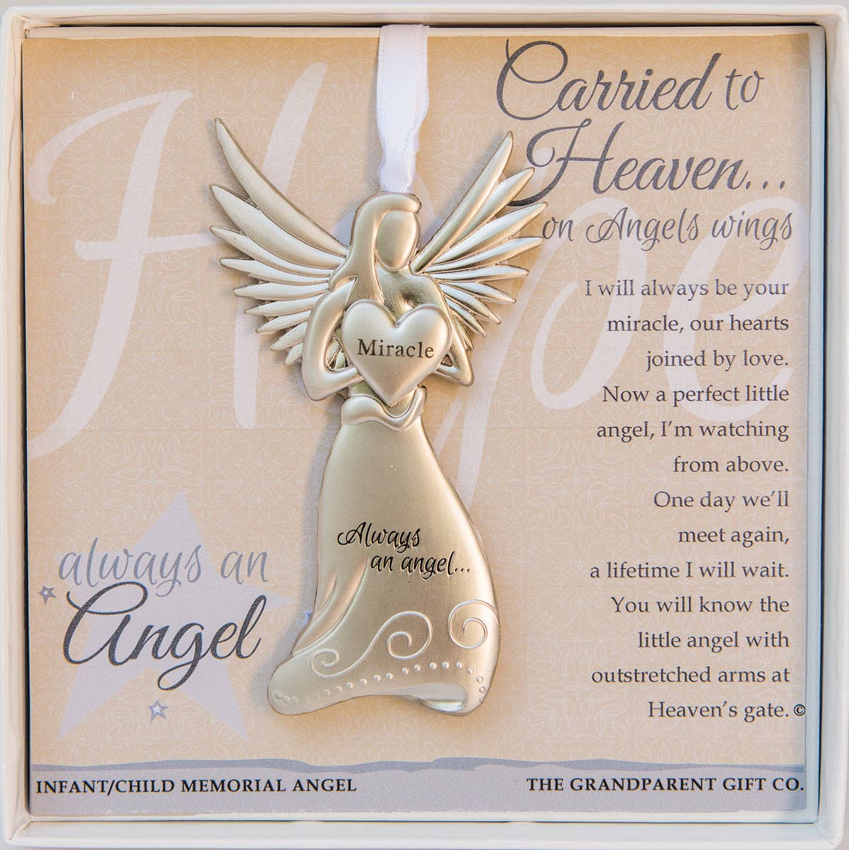 Infant Loss Or Miscarriage Memorial Angel Ornament