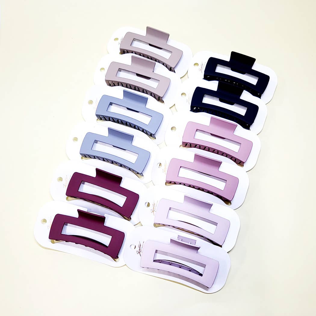Matte Color Hair Claw Clip