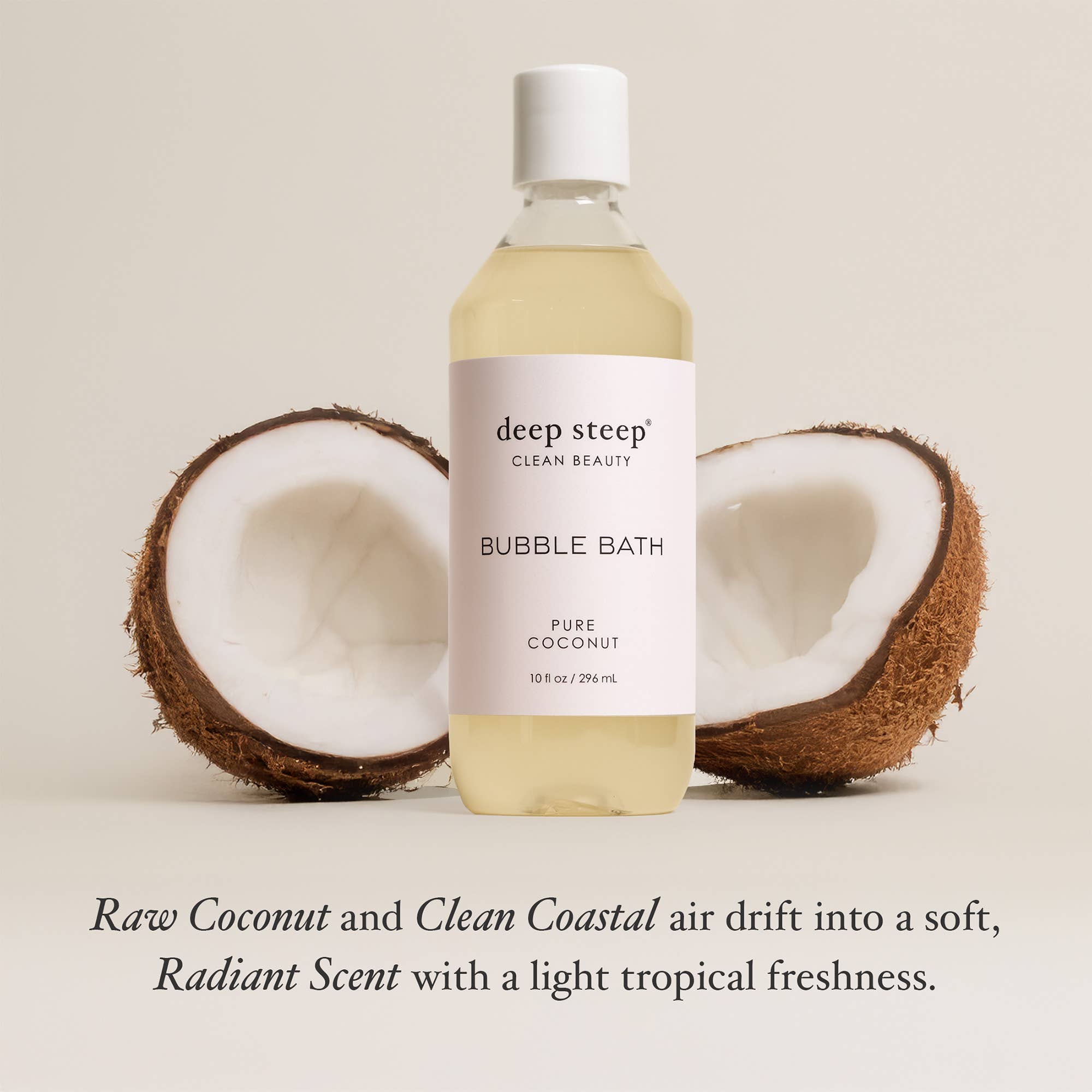 Pure Coconut Hypoallergenic Gentle Bubble Bath 10oz