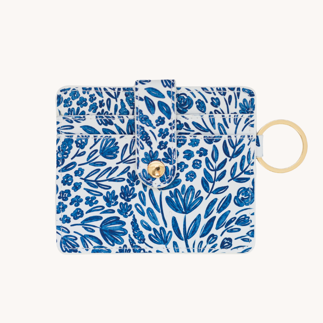 Porcelain Floral Wallet SHIPS MID SEPTEMBER