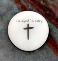 Load image into Gallery viewer, Grief Imprinted Glass Stones (40) in Dough Bowl Display
