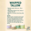 Load image into Gallery viewer, Unscented Whipped Tallow – All-Natural Moisturizer | Pure Beef Tallow Cream for Face & Body |Lady May Handmade, Preservative-Free Skincare
