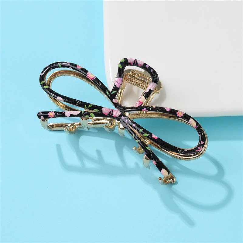 Botanical Floral Coquette Clip Hair Claw Clips | 40H1102