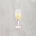 Load image into Gallery viewer, Glass White Wine Ornament
