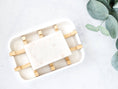 Load image into Gallery viewer, Bamboo Grid Soap Dish - Plant Fiber Lift
