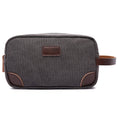 Load image into Gallery viewer, Canvas and Leather Dopp Kit
