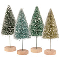 Load image into Gallery viewer, Green Winter Bottle Brush Tree Set
