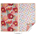 Load image into Gallery viewer, Abstract Poppies Microfiber Kitchen Dish Towel
