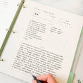 Load image into Gallery viewer, Strawberry Meadow Petite Recipe Binder

