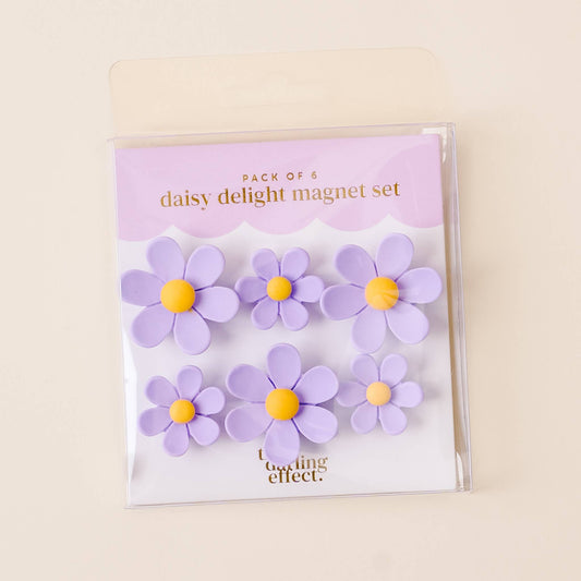 Daisy Delight Magnet Set-Lilac