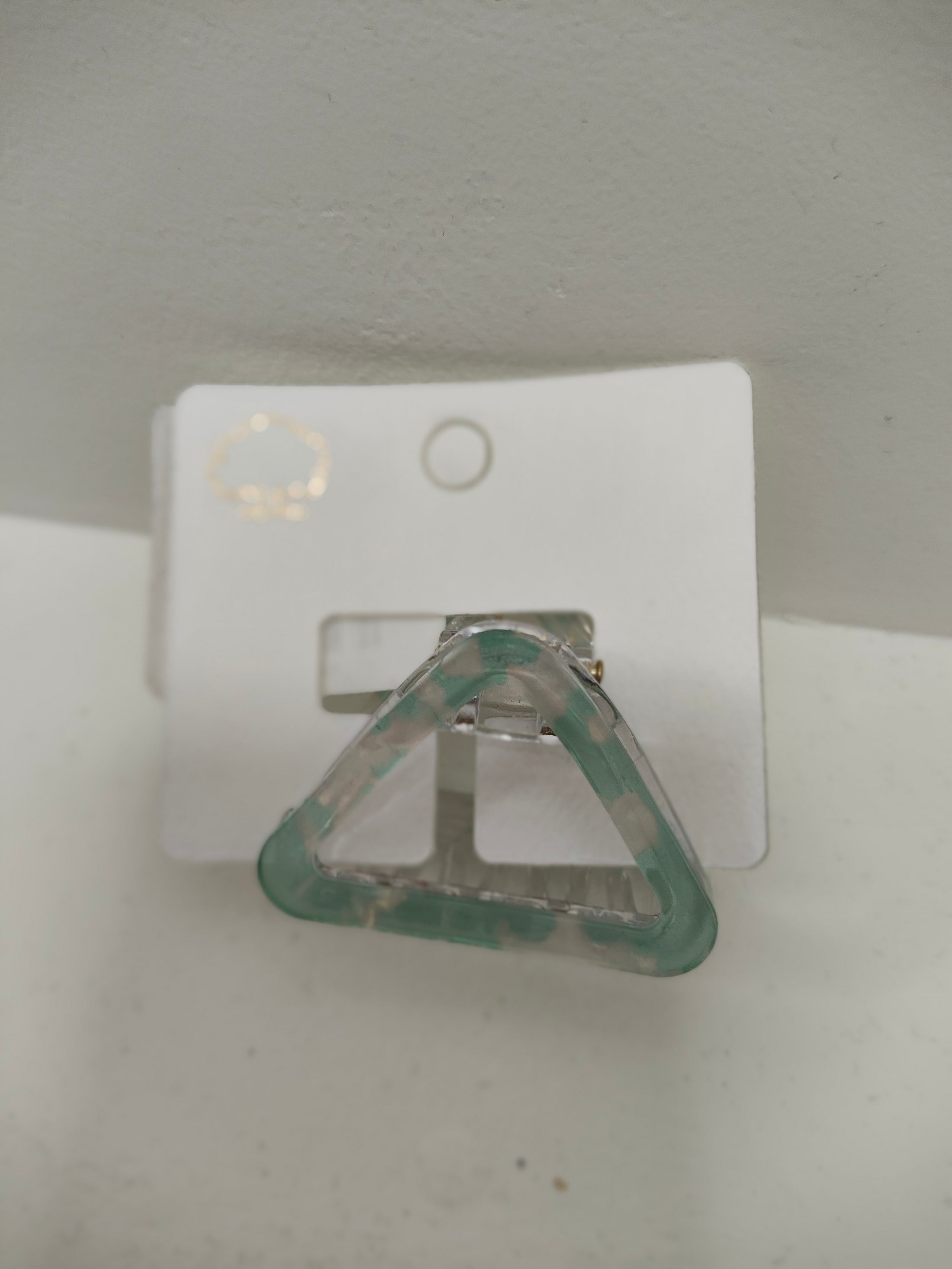 Triangle Shaped Acrylic Hair Claw Clip