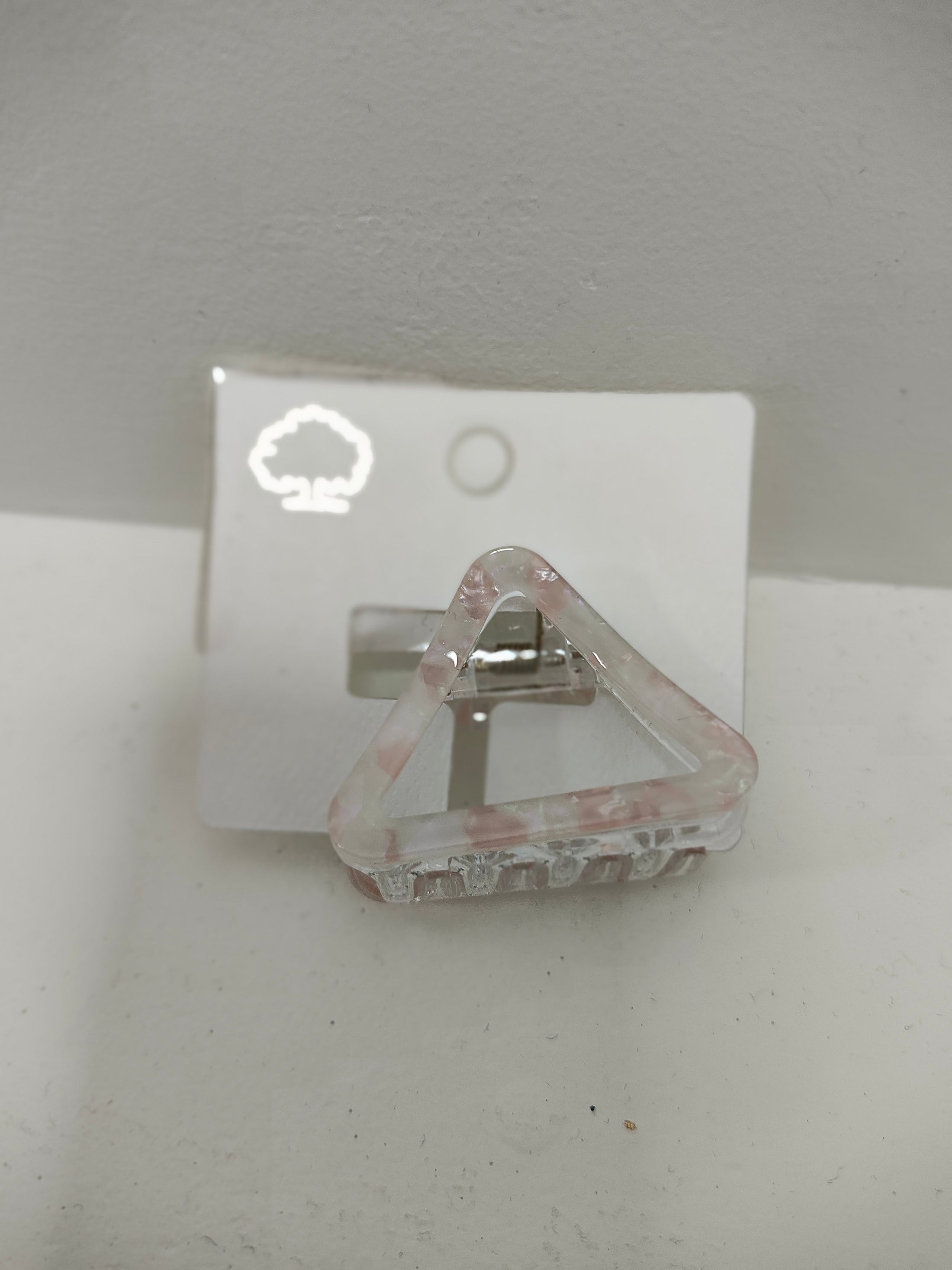 Triangle Shaped Acrylic Hair Claw Clip