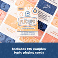 Load image into Gallery viewer, Couples Conversation Starter Date Night Card Game - Fliccups
