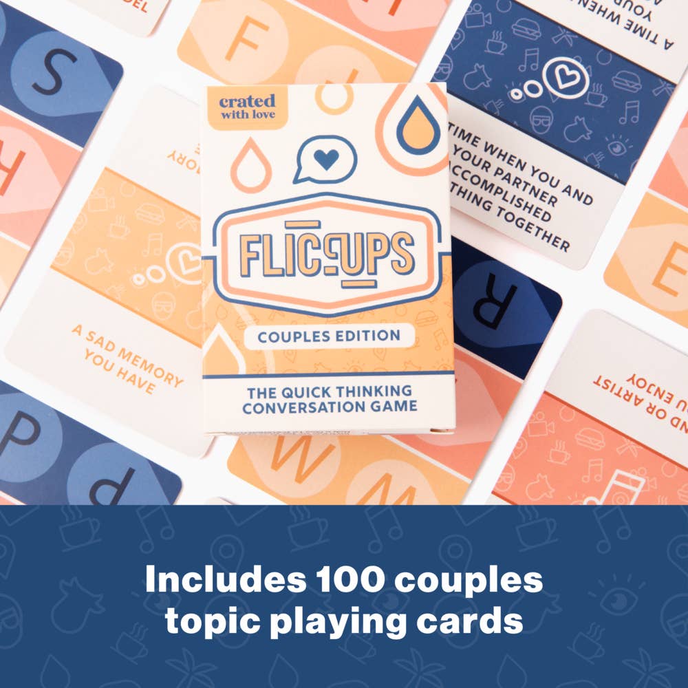 Couples Conversation Starter Date Night Card Game - Fliccups