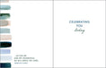 Load image into Gallery viewer, With Scripture Father's Day Greeting Card - Soft Blue Stripe
