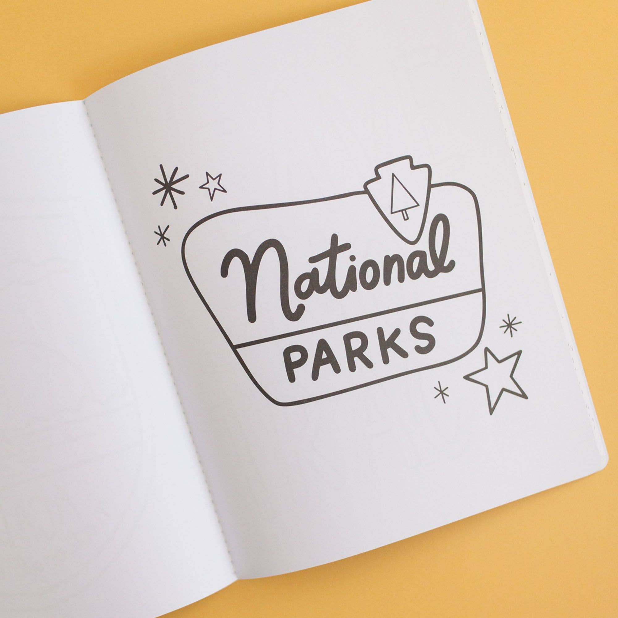National Parks Coloring Book