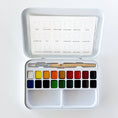 Load image into Gallery viewer, Watercolor paint set 18 colors with brush
