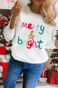 Load image into Gallery viewer, LDC Fall Clothing Merry & Bright Round Neck Casual Sweater
