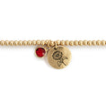 Load image into Gallery viewer, Birthstone Charm Bracelet - July
