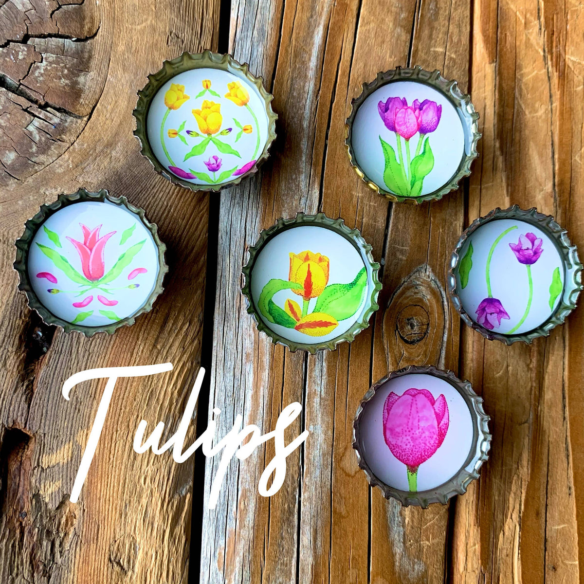Tulips Magnets - Spring Decor