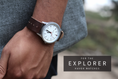 Load image into Gallery viewer, White Classic Havok Watch - 40mm
