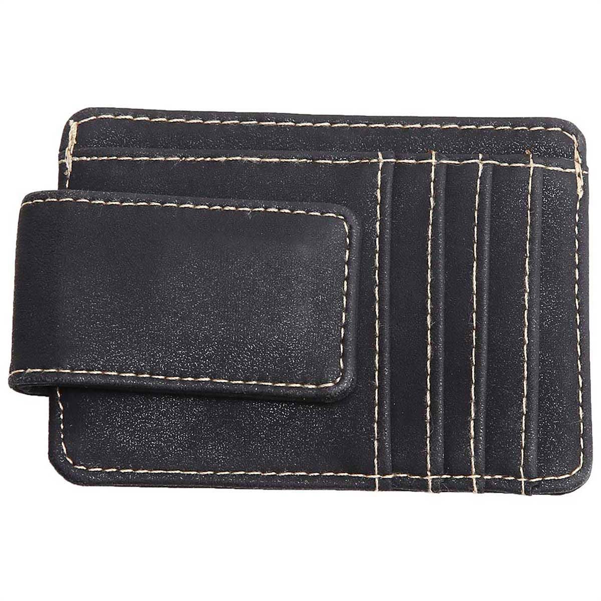Money Clip With Card Slots And Bill Holder