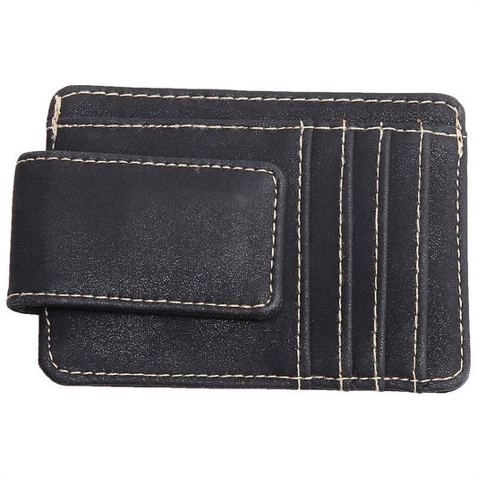 Money Clip With Card Slots And Bill Holder