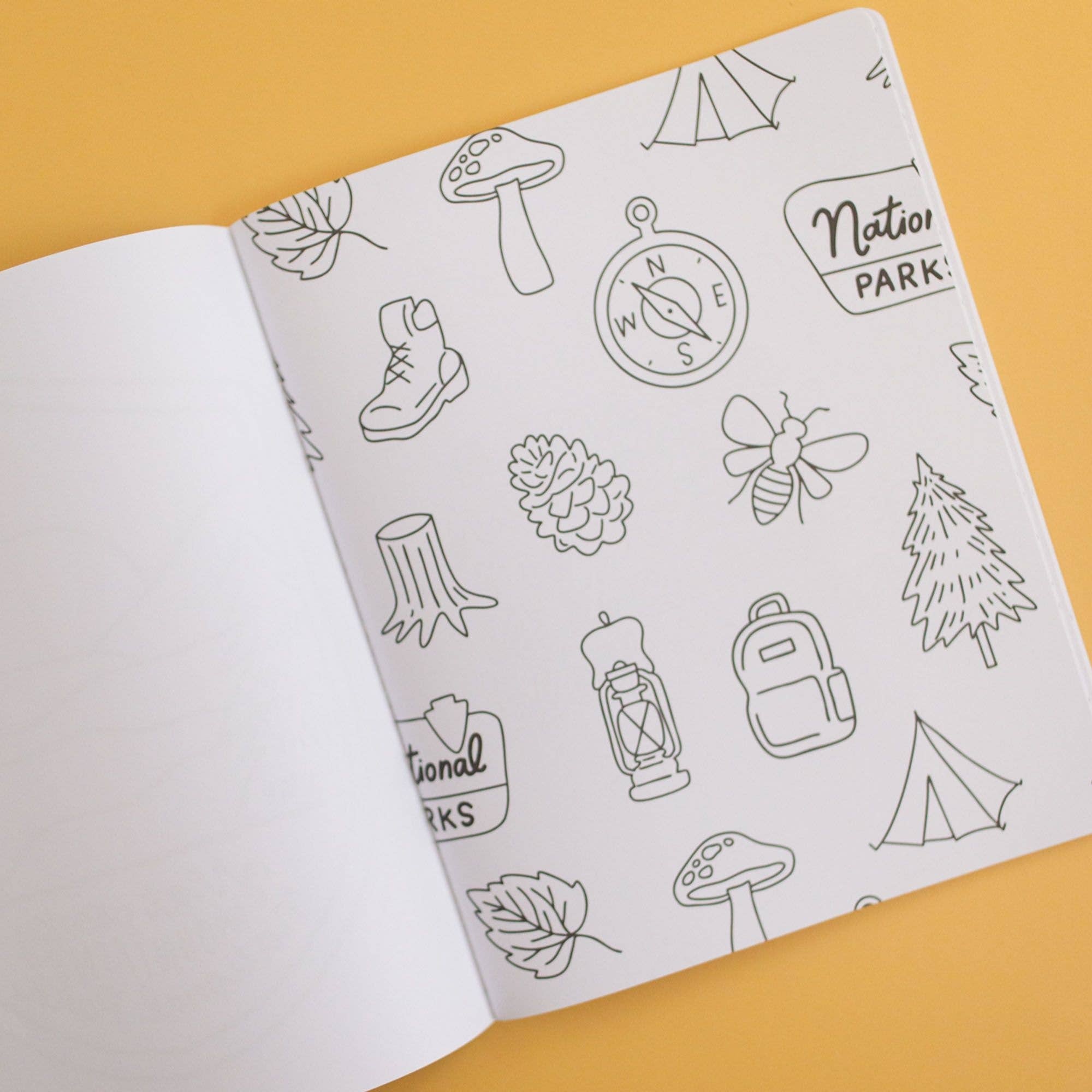 National Parks Coloring Book