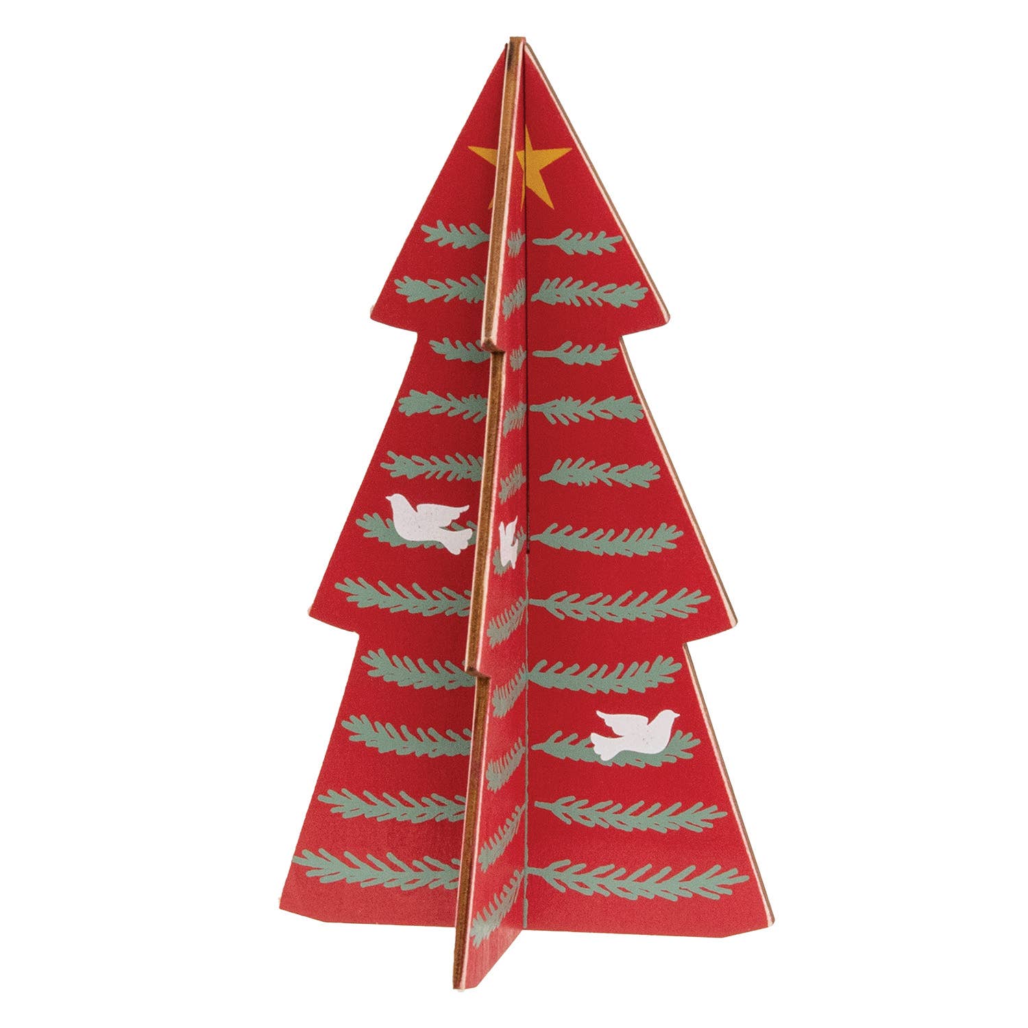 3/Set - Wooden Dimensional Yuletide Christmas Tree Sitters
