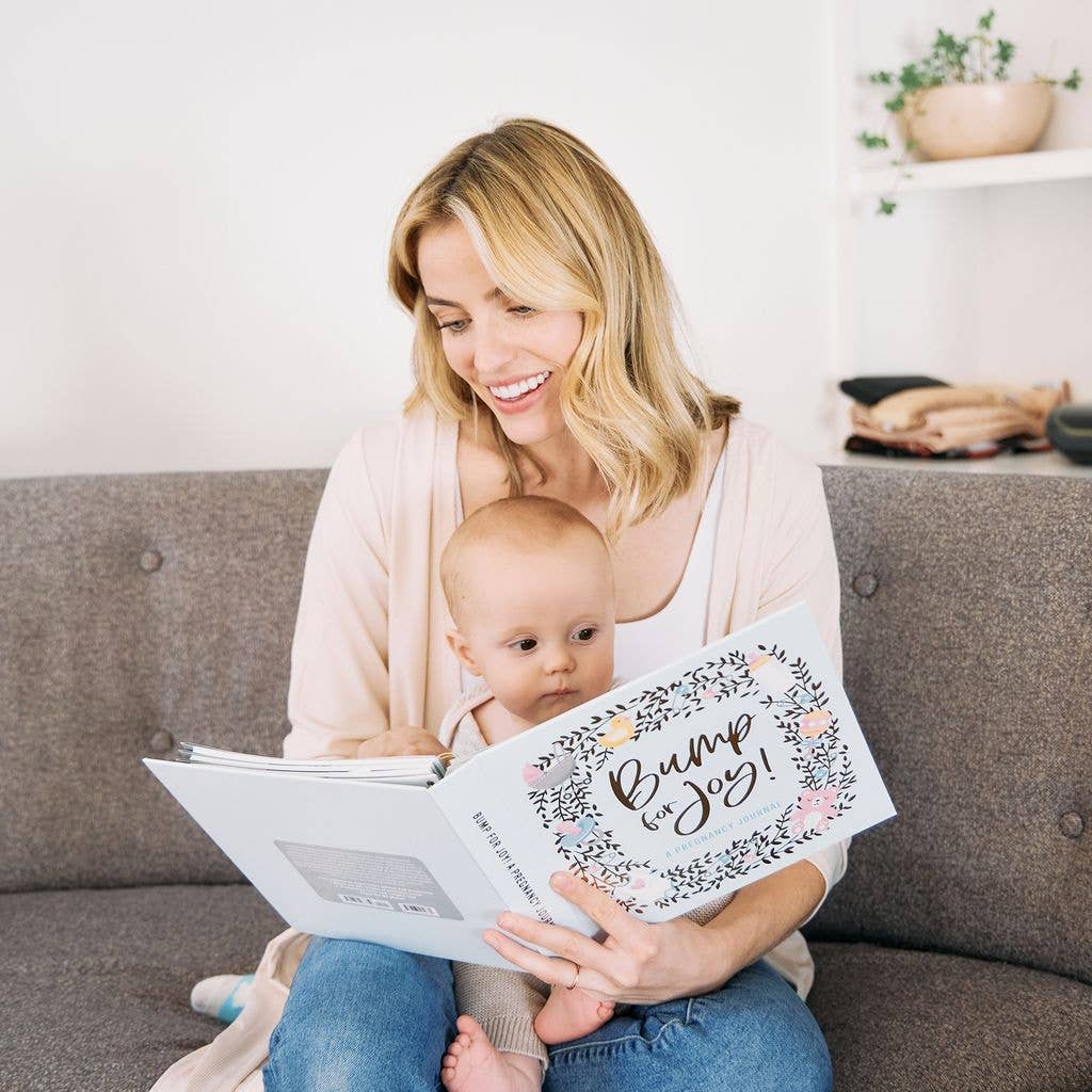 Bump for Joy: A Pregnancy Journal (Blue)