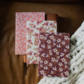 Load image into Gallery viewer, Stitched Journal Set | Burgundy Blooms
